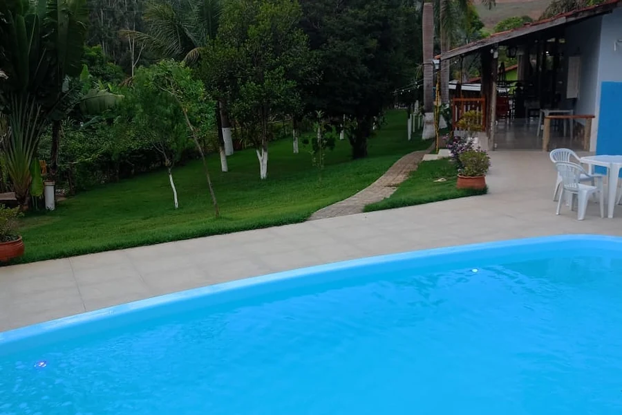 Piscina da clínica de reabilitação em Governador Valadares, MG